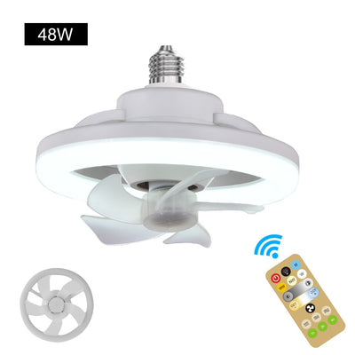 2 in 1 Swivel Fan LED Lamp