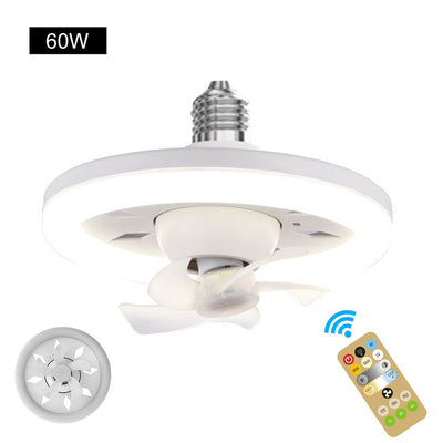 2 in 1 Swivel Fan LED Lamp