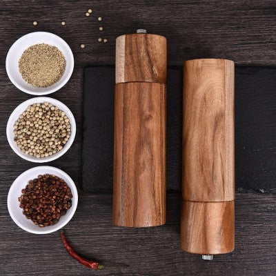 ACACIA WOOD SALT & PEPPER GRINDERS