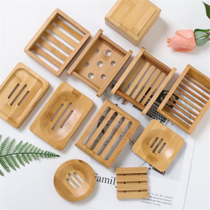 NATURAL BAMBOO SOAP DISH