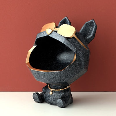 COOL DOG FIGURINE STORGE DISH