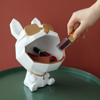 COOL DOG FIGURINE STORGE DISH