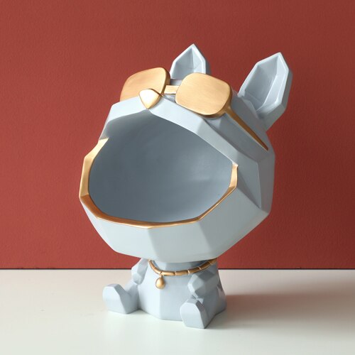 COOL DOG FIGURINE STORGE DISH