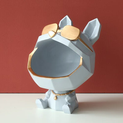 COOL DOG FIGURINE STORGE DISH