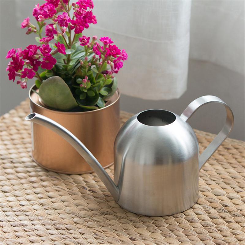 GOOSENECK DOME STAINLESS STEEL WATERING CAN