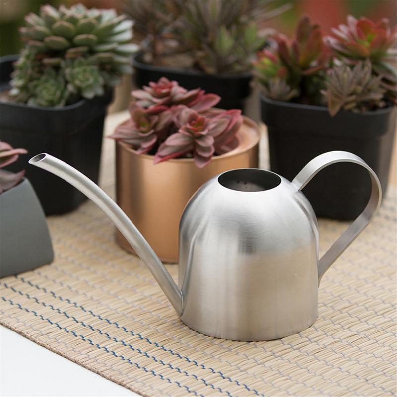 GOOSENECK DOME STAINLESS STEEL WATERING CAN