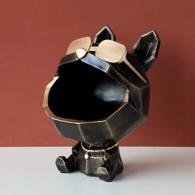 COOL DOG FIGURINE STORGE DISH