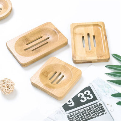 NATURAL BAMBOO SOAP DISH