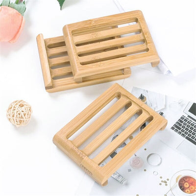 NATURAL BAMBOO SOAP DISH