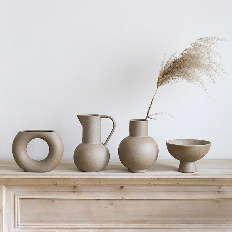 ALLISON CLAY CERAMIC VASES