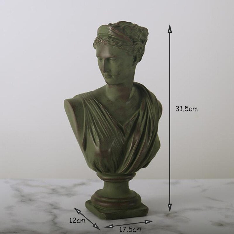 CLASSIC GREEK BUST STATUETTE