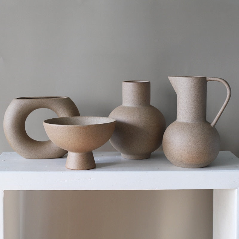 ALLISON CLAY CERAMIC VASES