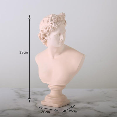 CLASSIC GREEK BUST STATUETTE