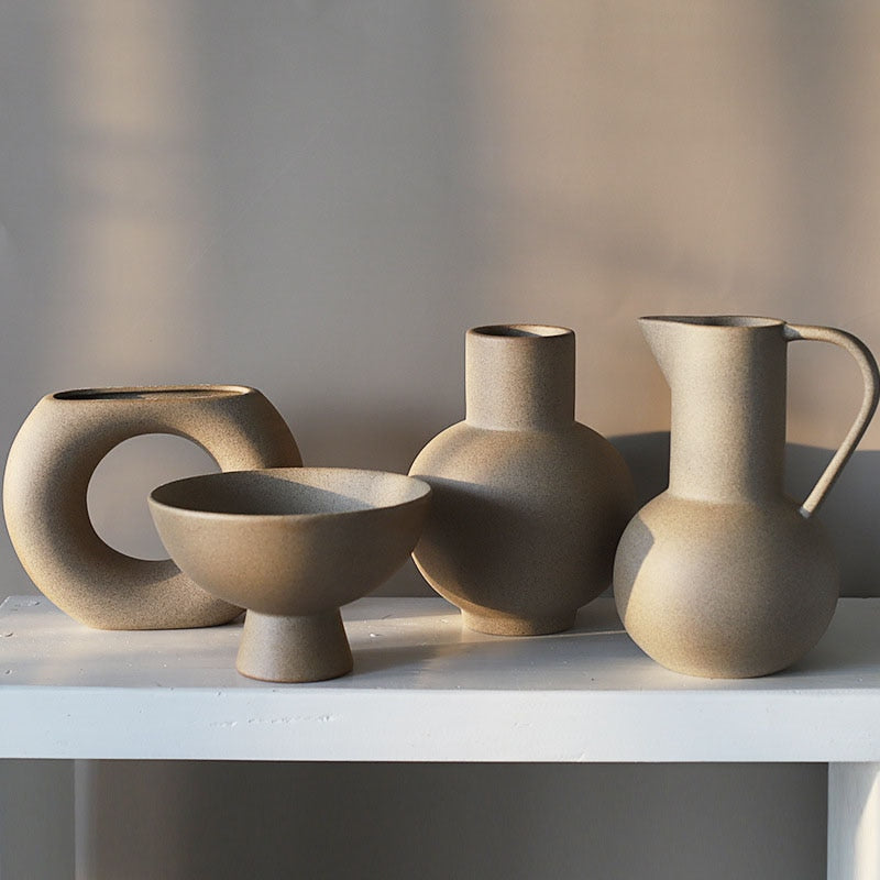 ALLISON CLAY CERAMIC VASES