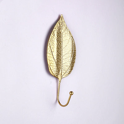 NATURE'S LEAVES METAL WALL HOOKS