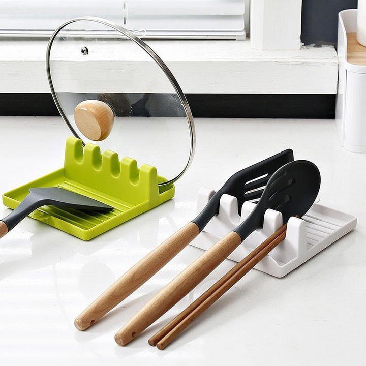 NON-SLIP HEAT-RESISTANT KITCHEN UTENSIL ORGANIZER RACK