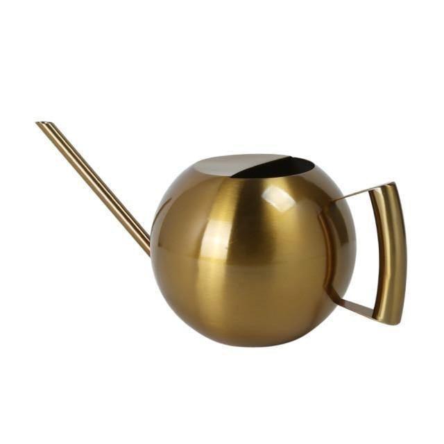 SPHERICAL GOOSENECK STAINLESS STEEL WATERING CAN