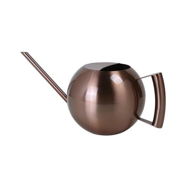 SPHERICAL GOOSENECK STAINLESS STEEL WATERING CAN