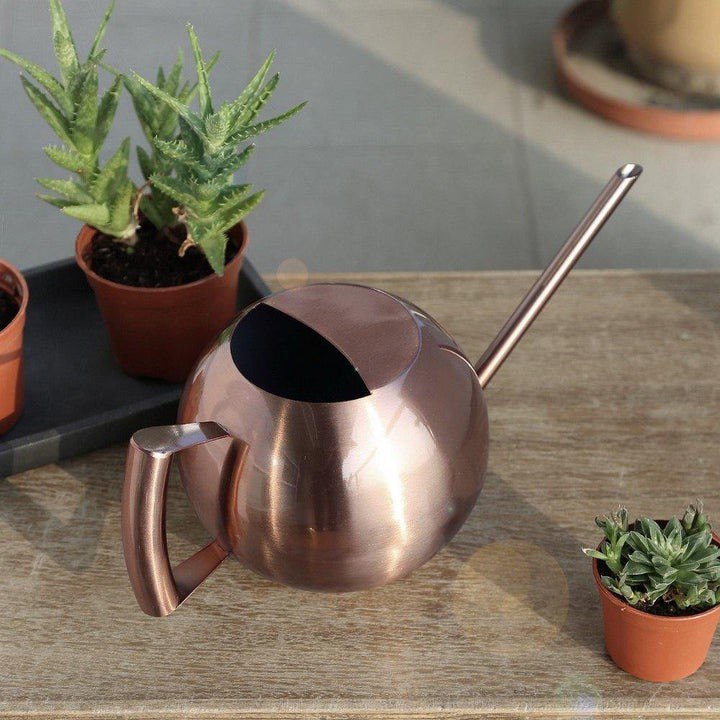 SPHERICAL GOOSENECK STAINLESS STEEL WATERING CAN