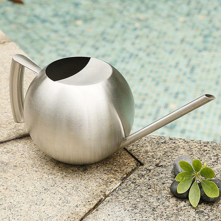 SPHERICAL GOOSENECK STAINLESS STEEL WATERING CAN