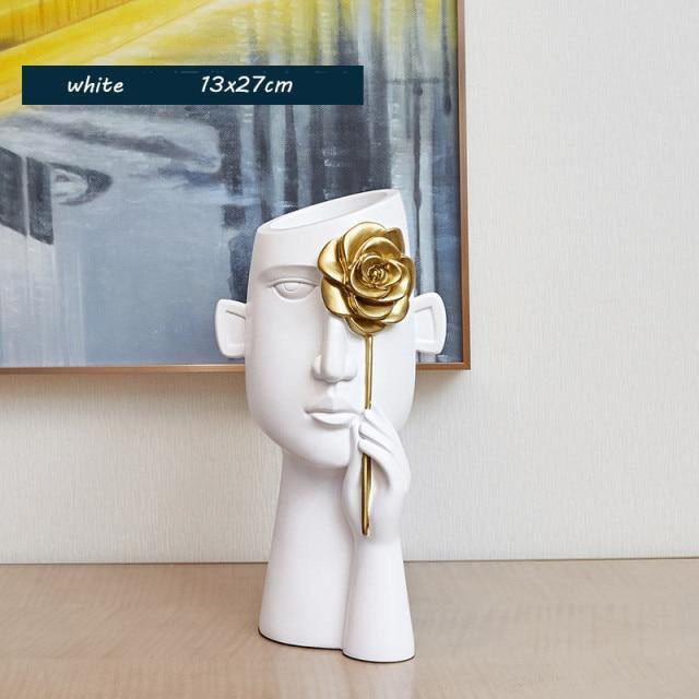 ABSTRACT MODERN HEAD VASES