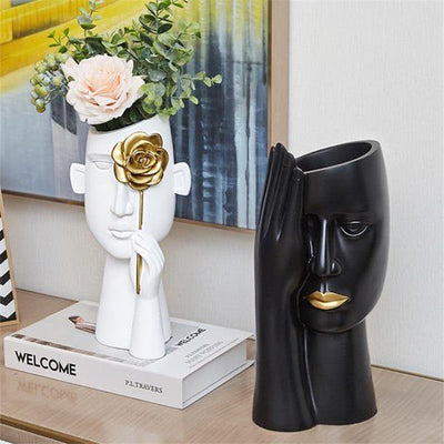 ABSTRACT MODERN HEAD VASES