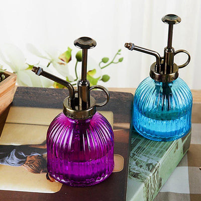 COLORED GLASS PLANT MISTER SPRAY BOTTLE