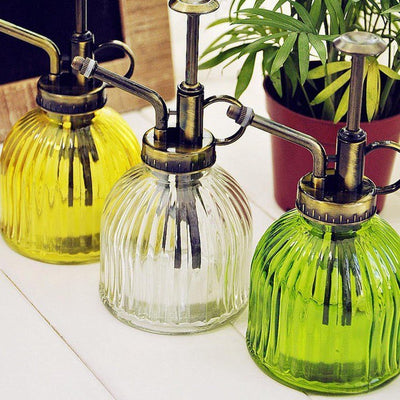 COLORED GLASS PLANT MISTER SPRAY BOTTLE