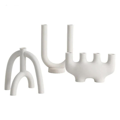 SCANDI CURVES TAPER CANDLE HOLDERS