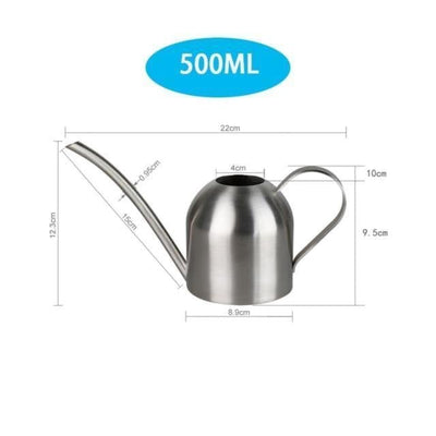 GOOSENECK DOME STAINLESS STEEL WATERING CAN