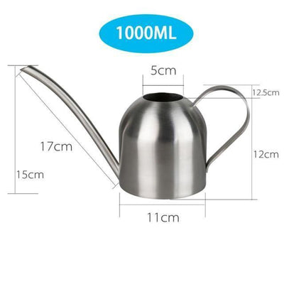 GOOSENECK DOME STAINLESS STEEL WATERING CAN