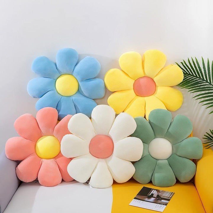 FLOWER SHAPED CUSHION THROW PILLOW