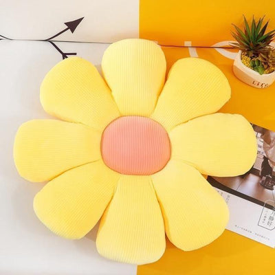 FLOWER SHAPED CUSHION THROW PILLOW