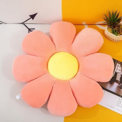 FLOWER SHAPED CUSHION THROW PILLOW