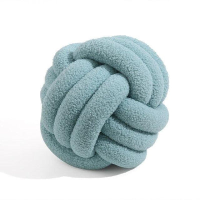 TRIPLE KNOT COTTON FLEECE PILLOW