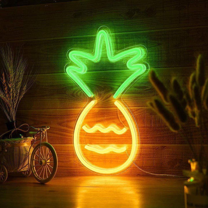 PINEAPPLE NEON WALL ART