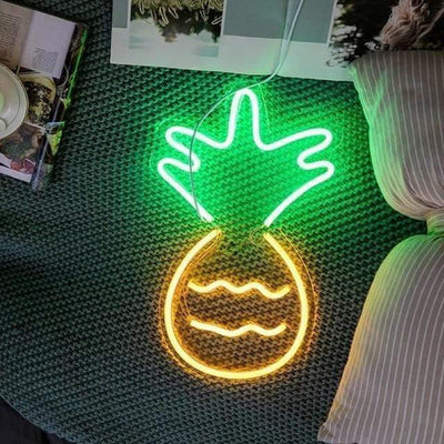 PINEAPPLE NEON WALL ART