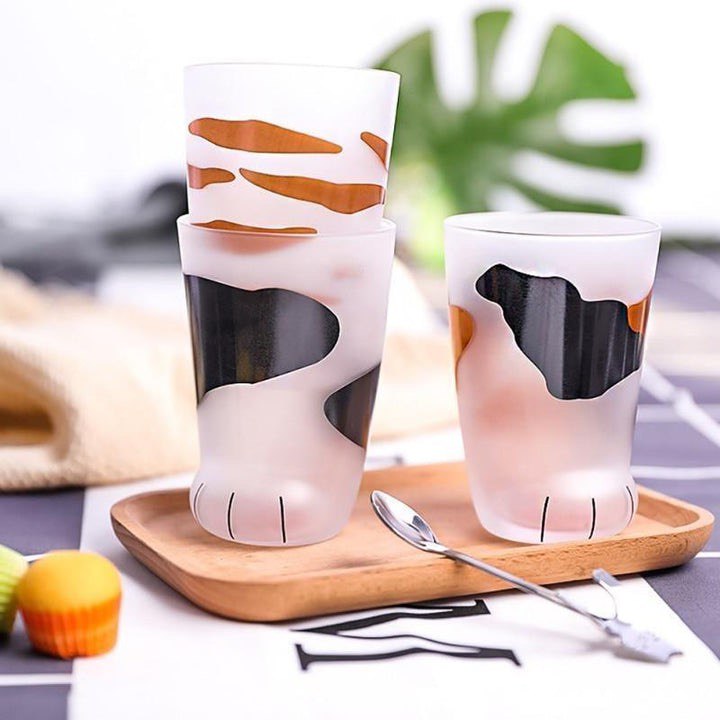 CAT PAW GLASS CUPS