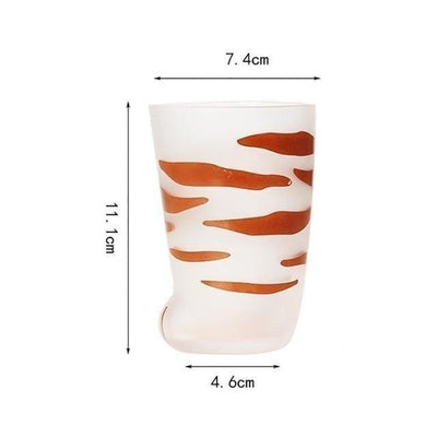 CAT PAW GLASS CUPS