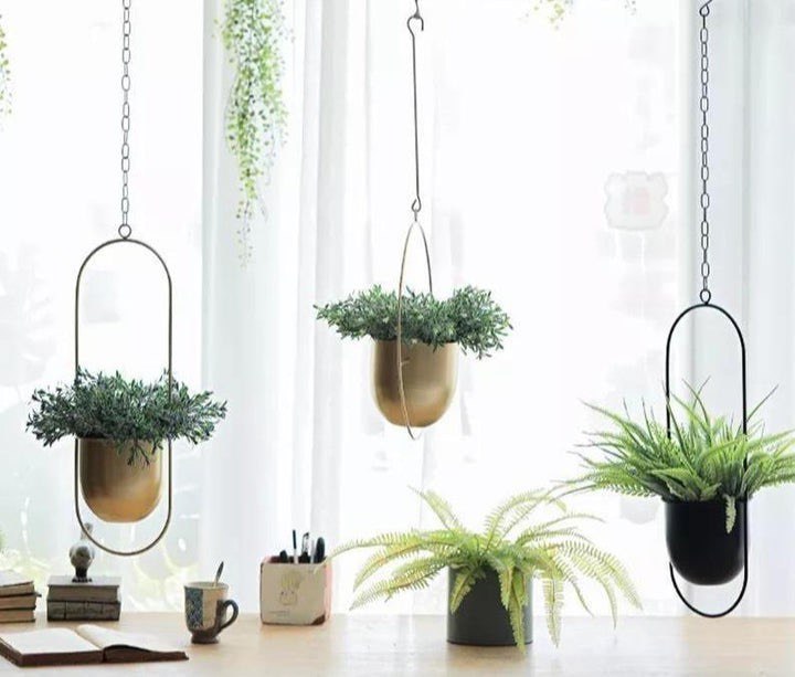 HALO METAL HANGING PLANTER