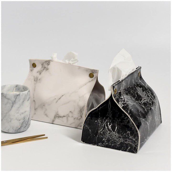 MARBLE TISSUE CASE