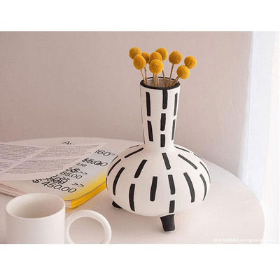 TRIBAL SPOTS CERAMIC ACCENTS & VASES