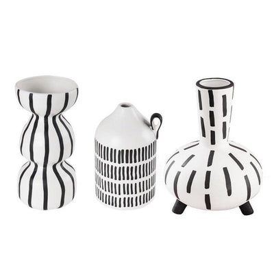 TRIBAL SPOTS CERAMIC ACCENTS & VASES