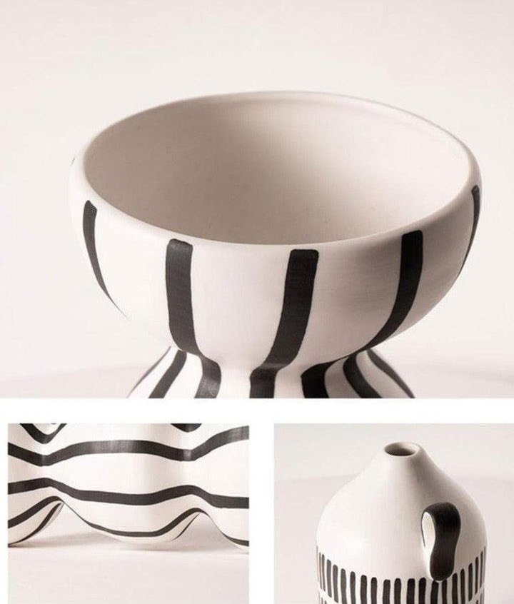 TRIBAL SPOTS CERAMIC ACCENTS & VASES