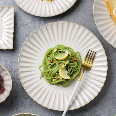 ESME SCALLOPED DINNERWARE + SERVEWARE