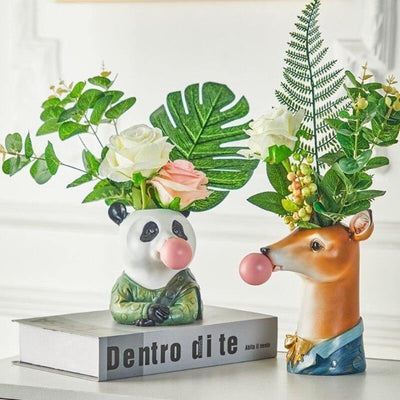 BUBBLEGUM ANIMAL VASE