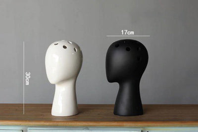 HEAD SHAPED FLOWER VASE