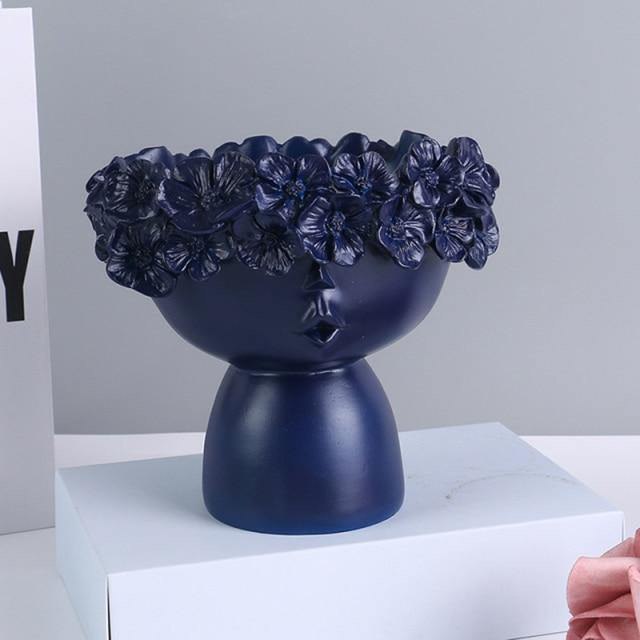 COLORFUL FLOWER CROWN VASE