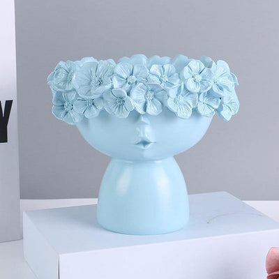 COLORFUL FLOWER CROWN VASE