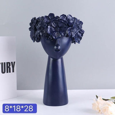 COLORFUL FLOWER CROWN VASE